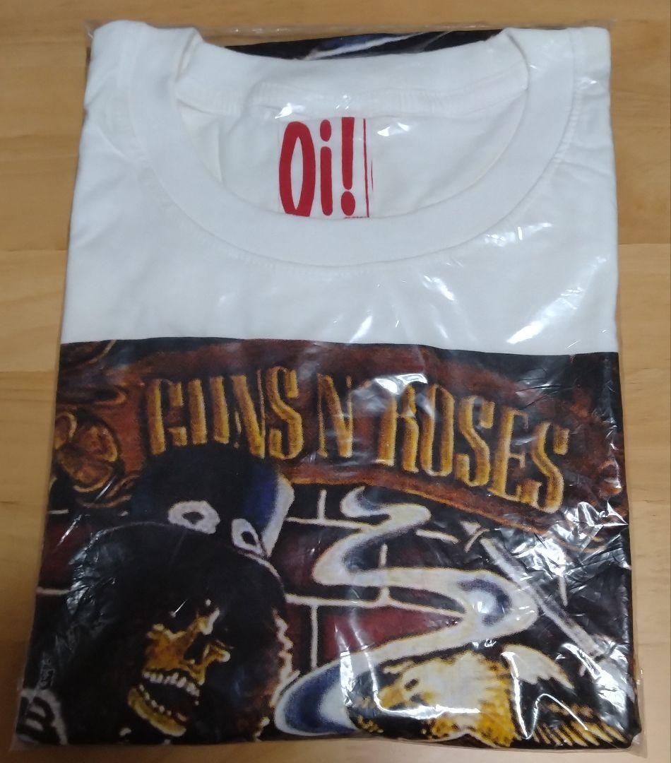 新品:ガンズ・アンド・ローゼズ「レアデザイン■イラストTシャツ」アクセル/スカル