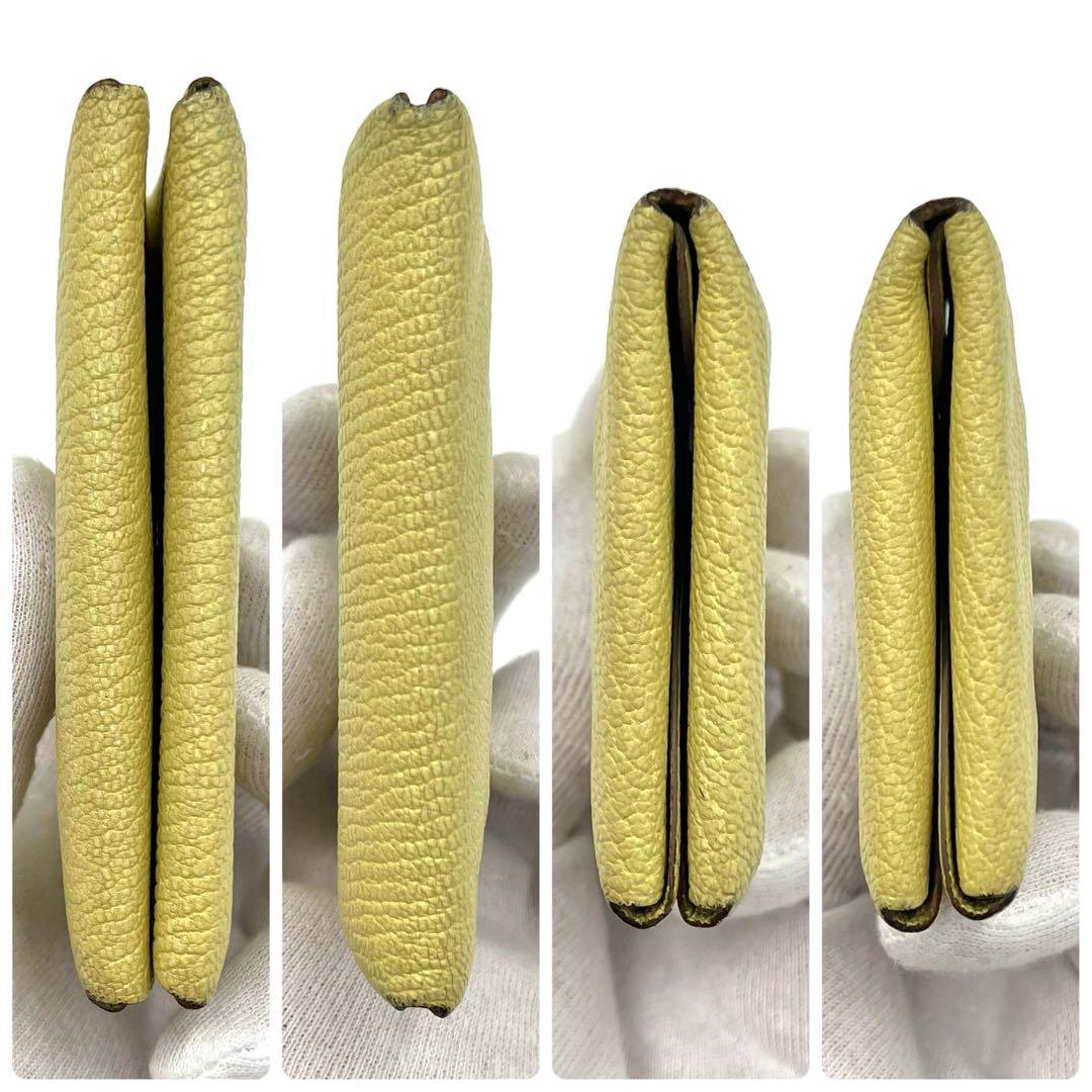 HERMES エルメス　カルヴィデュオ イエロー シェーブル