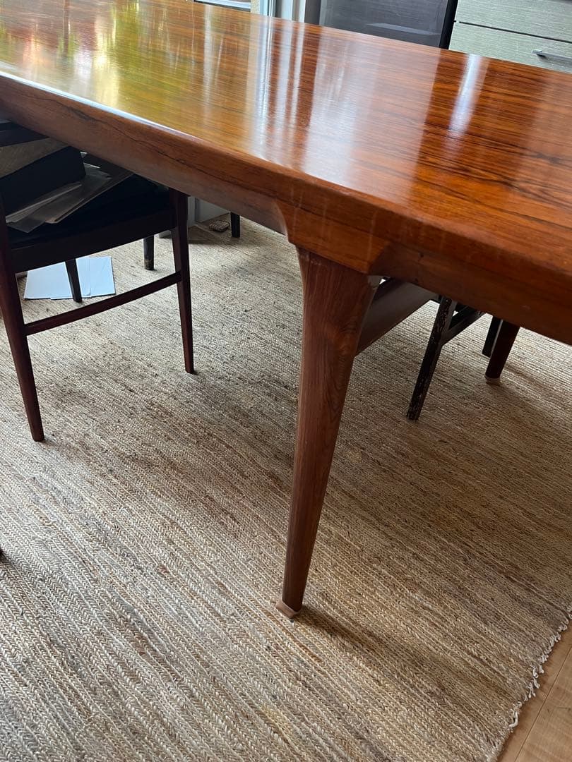 ◾️1/15まで値下げ◾️希少材ローズウッド ダイニングテーブル