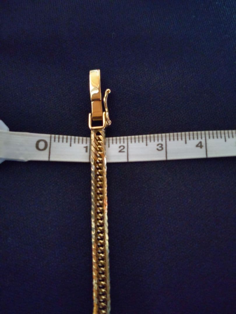 全てK18 喜平アンクレット　16面カット 造幣局検定マーク刻印あり 鑑定済み