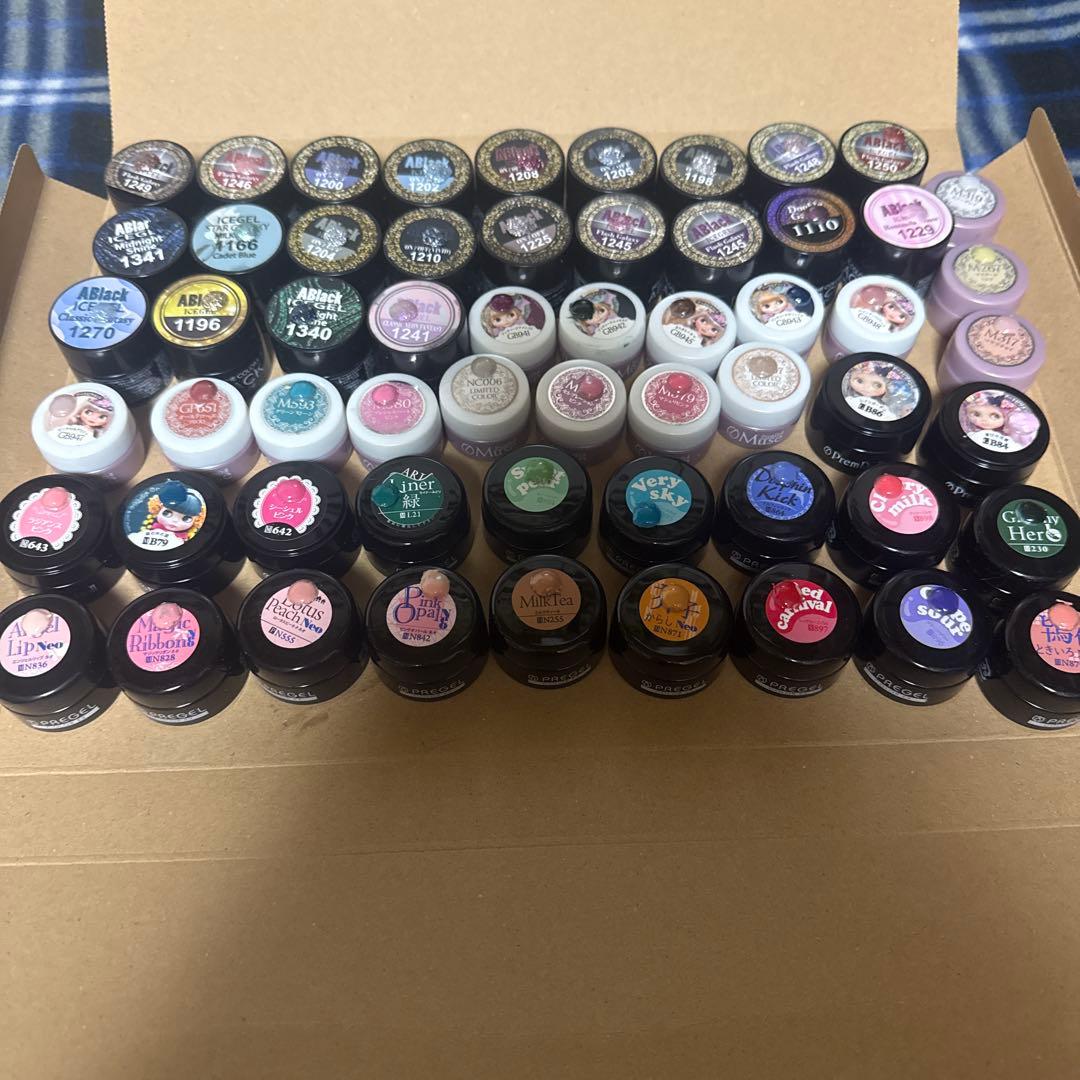 カラージェル まとめ売り アイスジェル プリムドール プリジェル合計60個