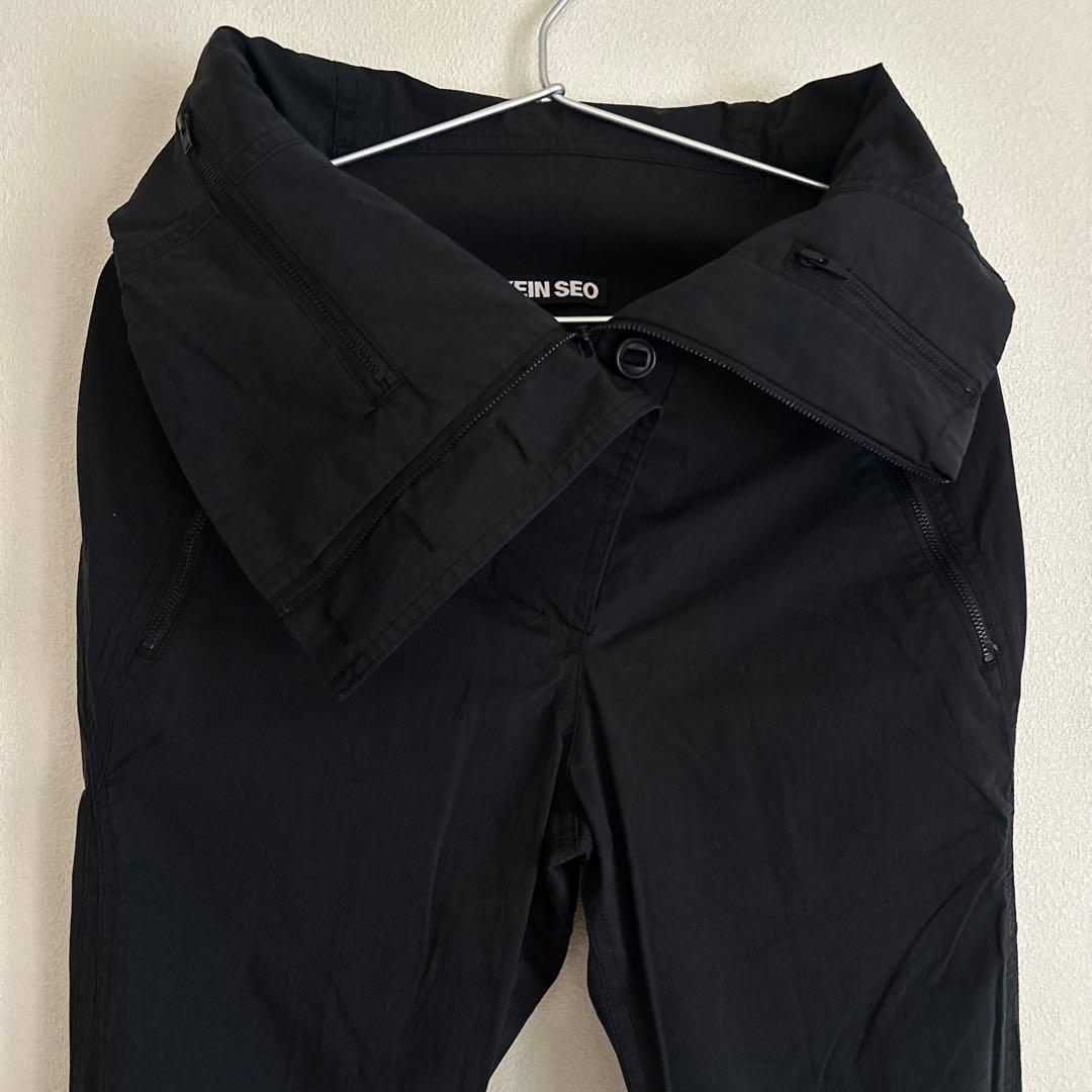 【HYEIN SEOヘインソ】ハイウエストパンツ BLK2