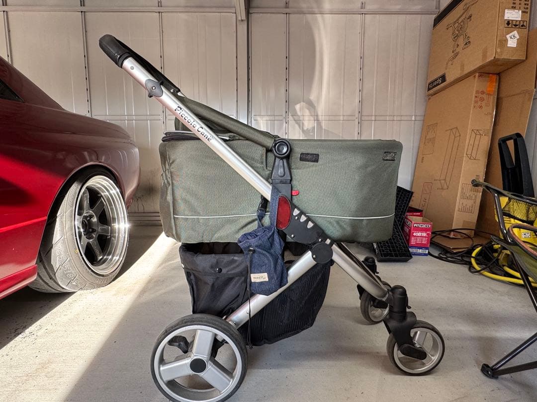 ピッコロカーネ　タント　ペットカート バギー モスグリーン 直接引取可