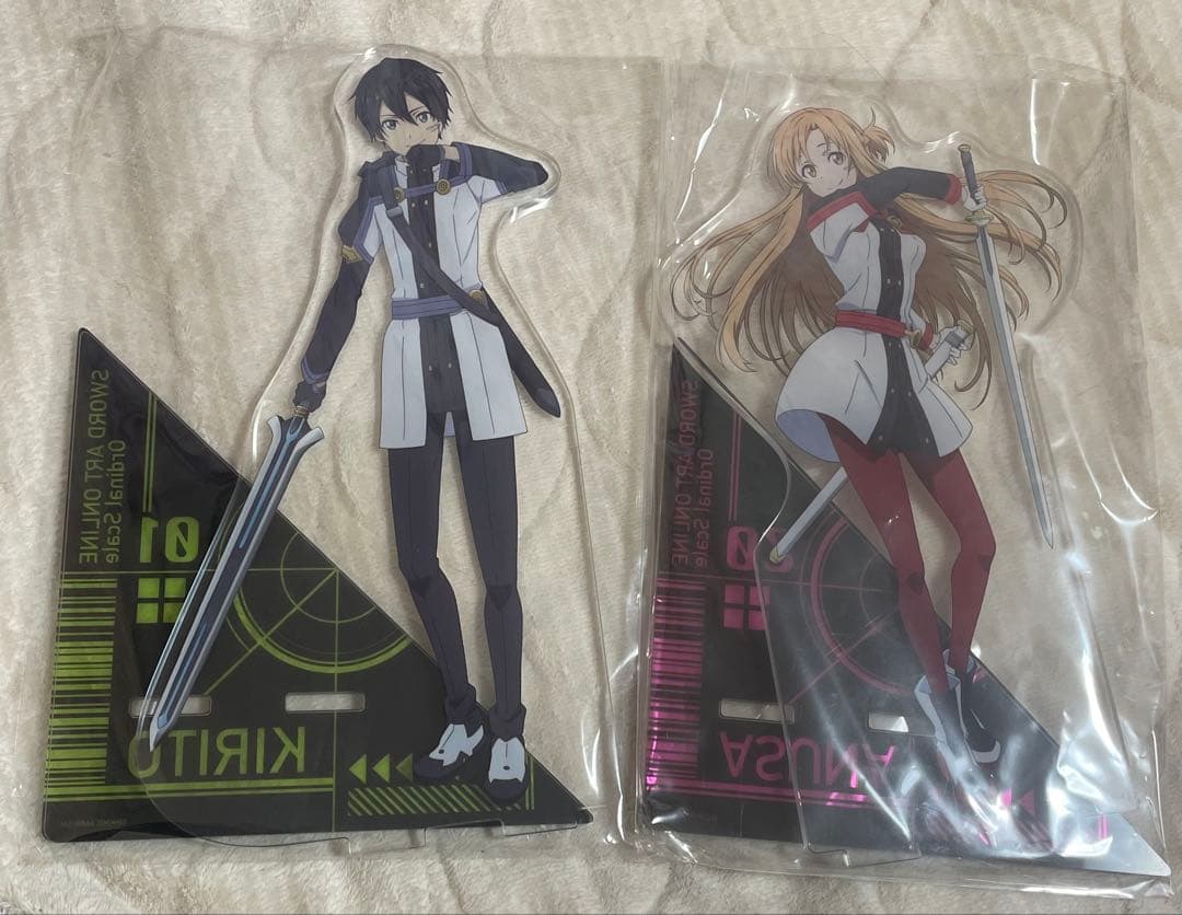 ソードアート・オンライン SAO キリト アスナ アクリルスタンド OS