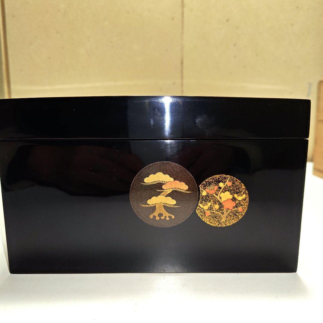 茶道具　五聖蒔絵輪島塗茶箱