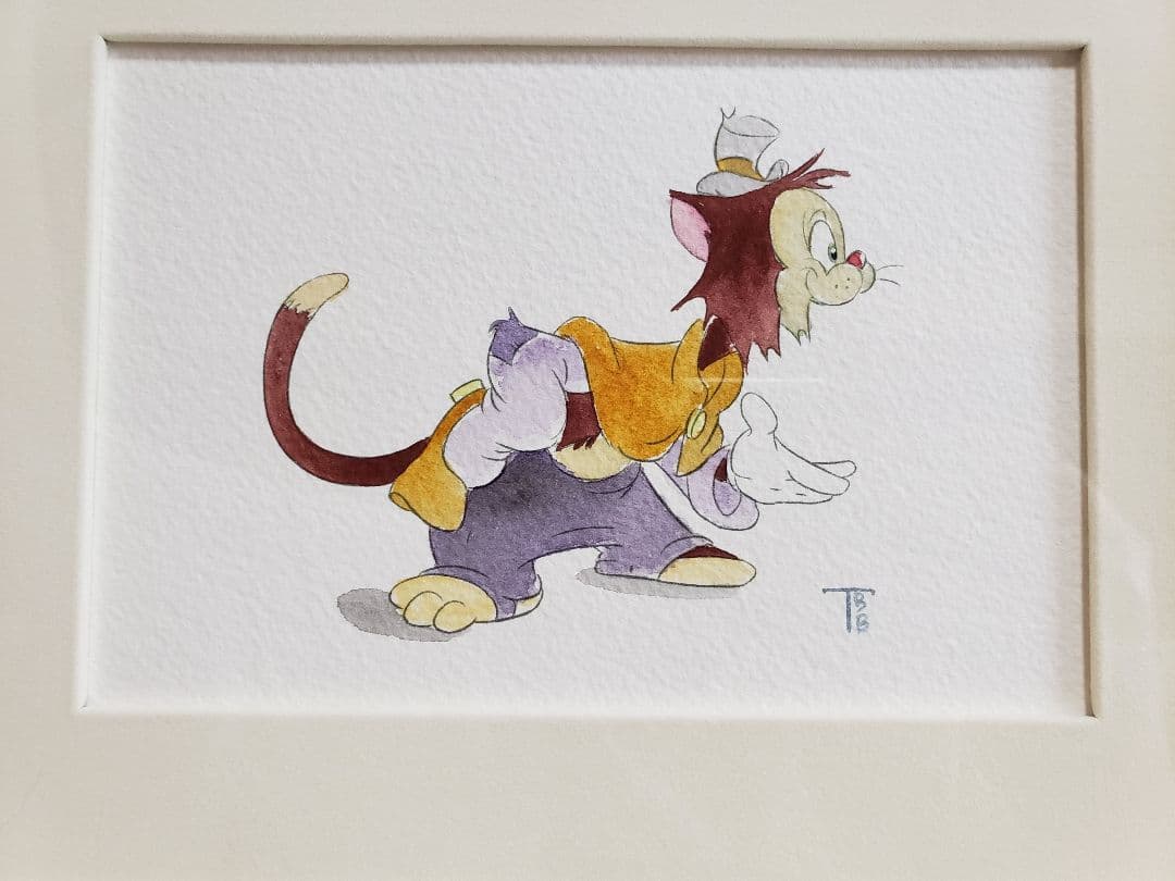 アールビバン 水彩画 ギデオン トリシア・B・ベンソン ピノキオ