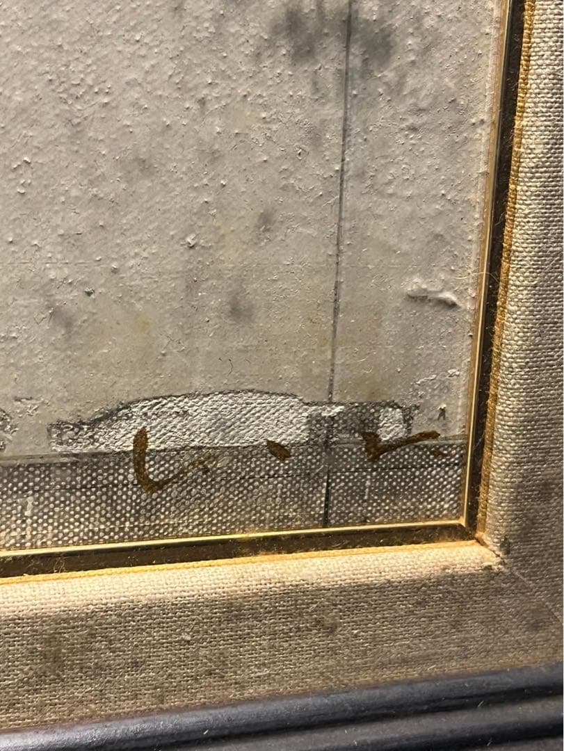 櫃田伸也　「小さな流れ」 10号　油彩画