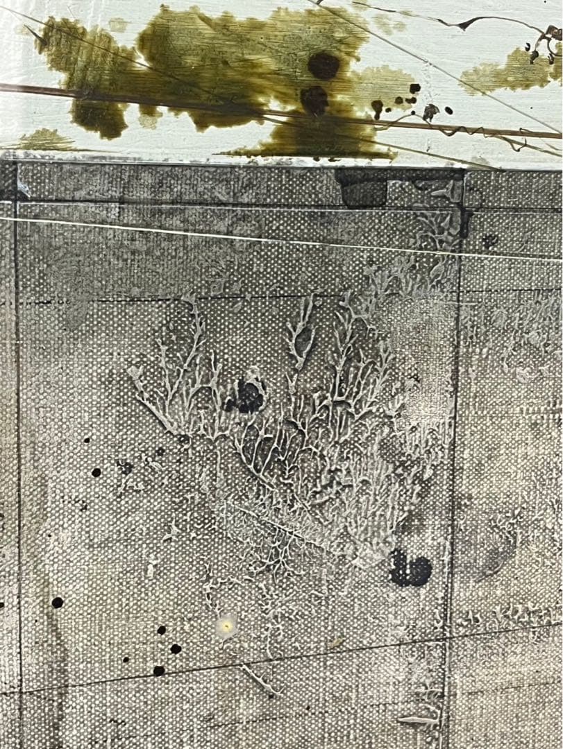 櫃田伸也　「小さな流れ」 10号　油彩画