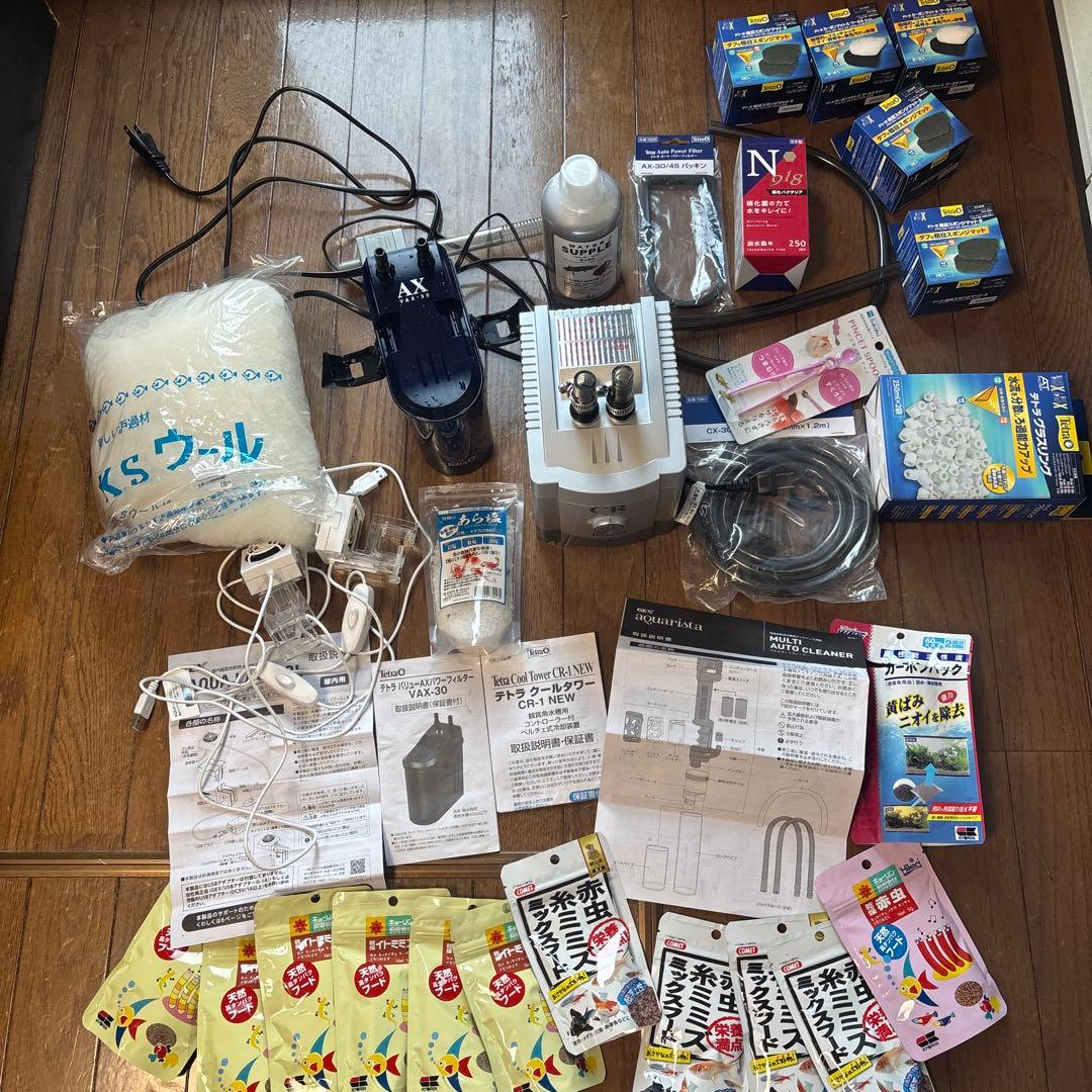 Tetra テトラクールタワー　パワーフィルター ポンプ　ホースなどまとめ売り