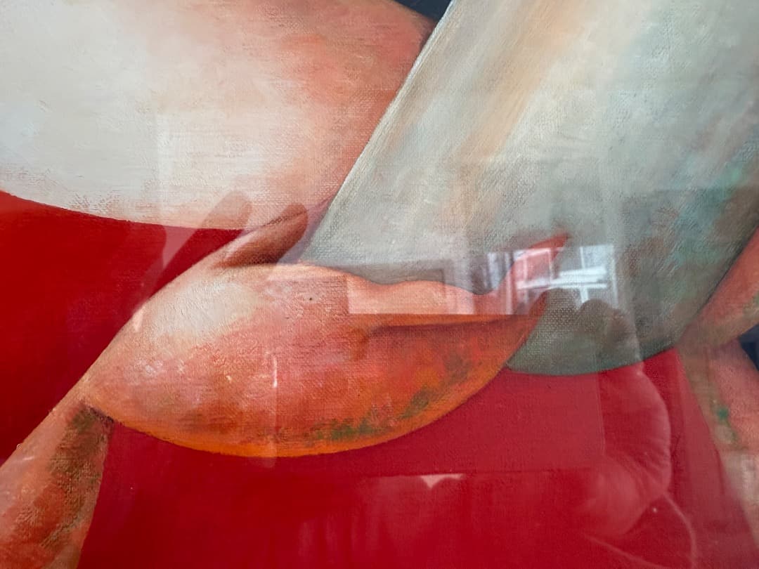 真作　前田舜敏 唄う 10F 黄袋、タトウ付き