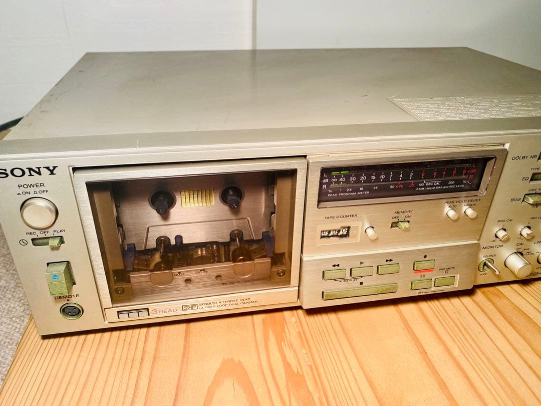 SONY ステレオ　カセットデッキ　TC-K75 L仕様　昭和レトロ