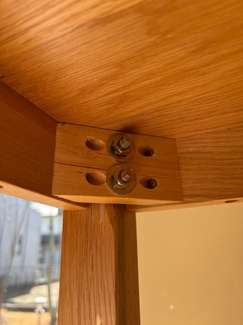 無印　正方形　ダイニングテーブル　オーク材