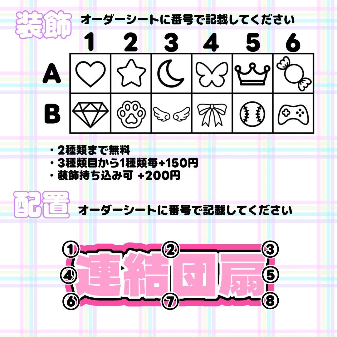 【オーダーページ】連結文字パネル 連結うちわ文字 応援文字パネル