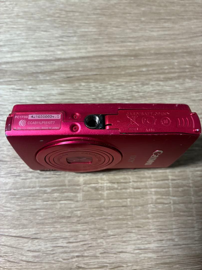 Canon IXY 420F ピンク 充電器付 動作可※再生不良