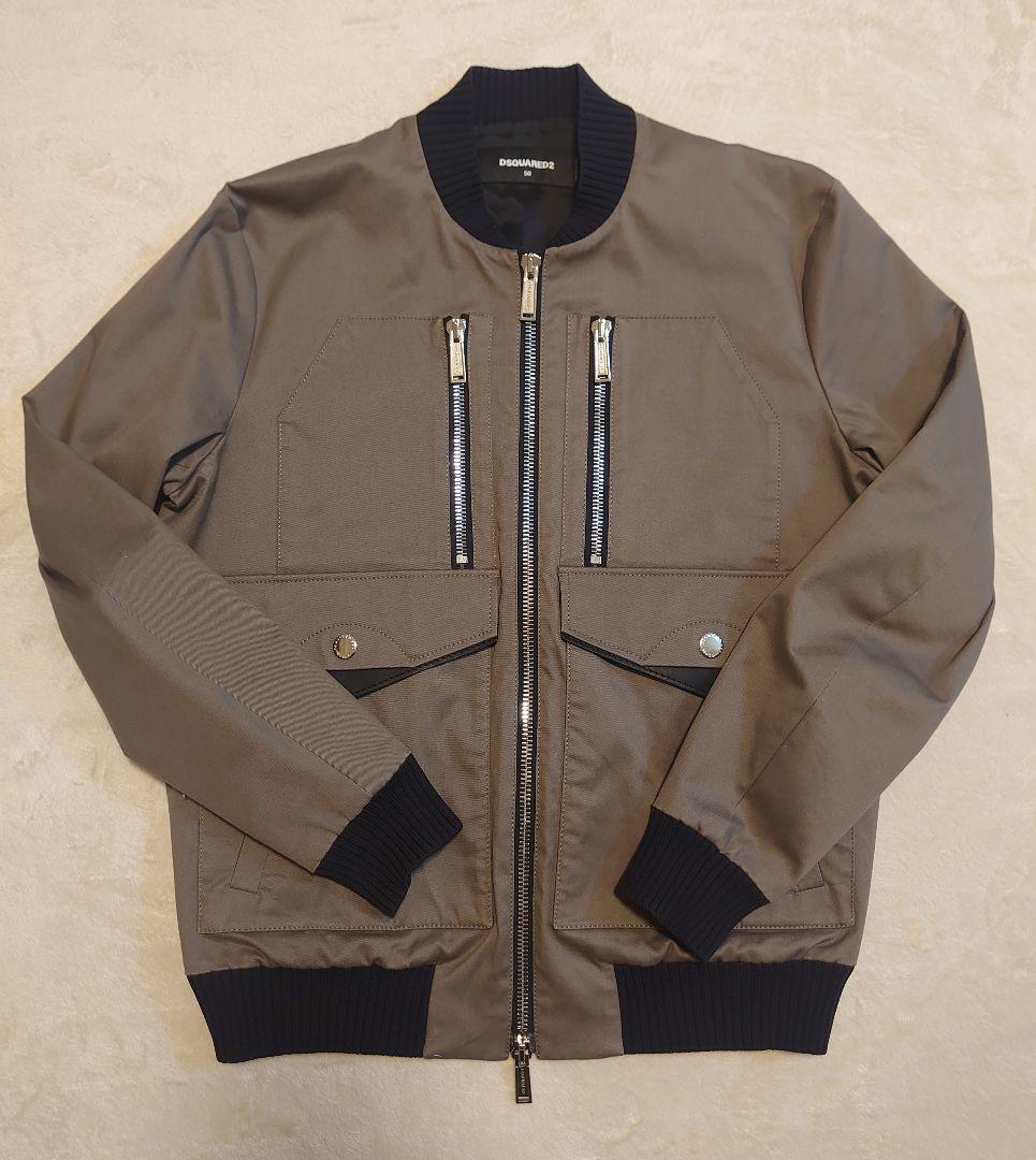 美品 DSQUARED2 ブルゾンジャケット 50 さんまさん着用ハンガー袋付き