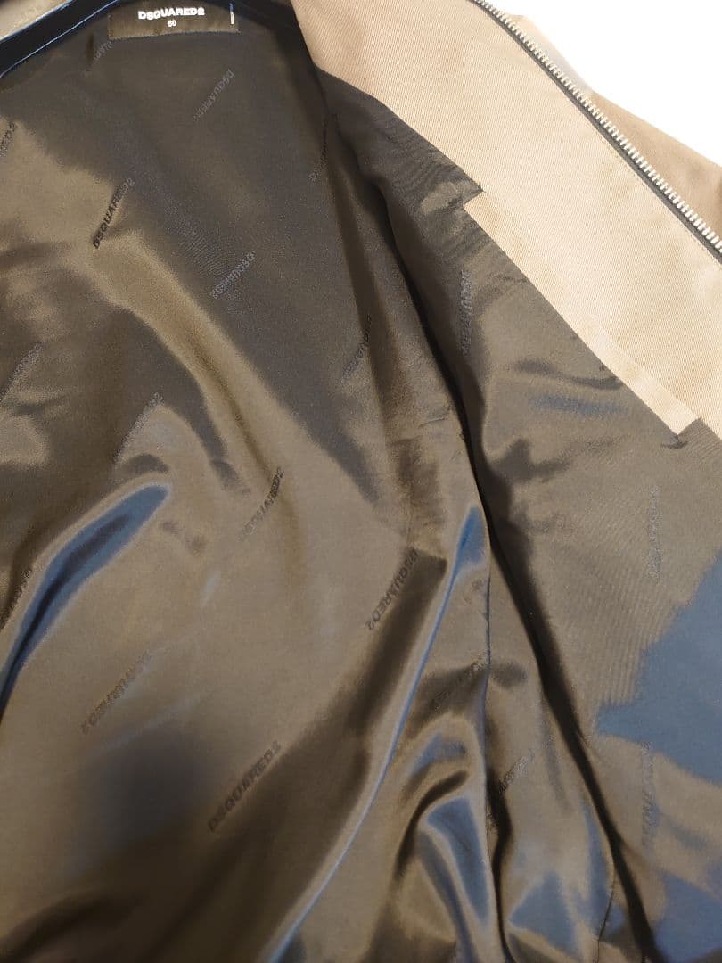 美品 DSQUARED2 ブルゾンジャケット 50 さんまさん着用ハンガー袋付き