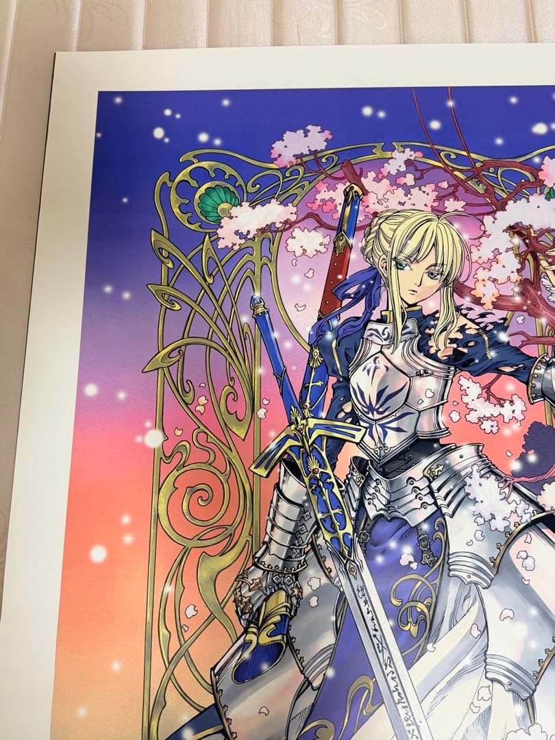 Fate CLAMP セイバー アルトリア ポスター