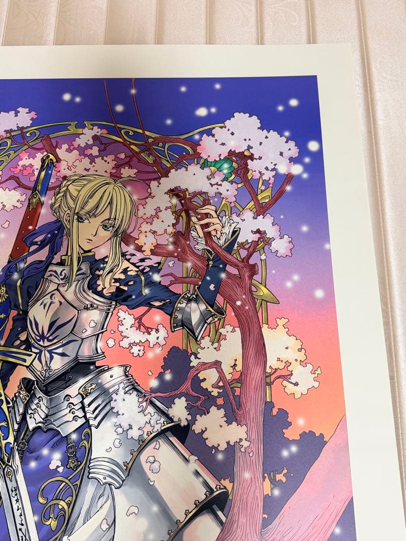 Fate CLAMP セイバー アルトリア ポスター