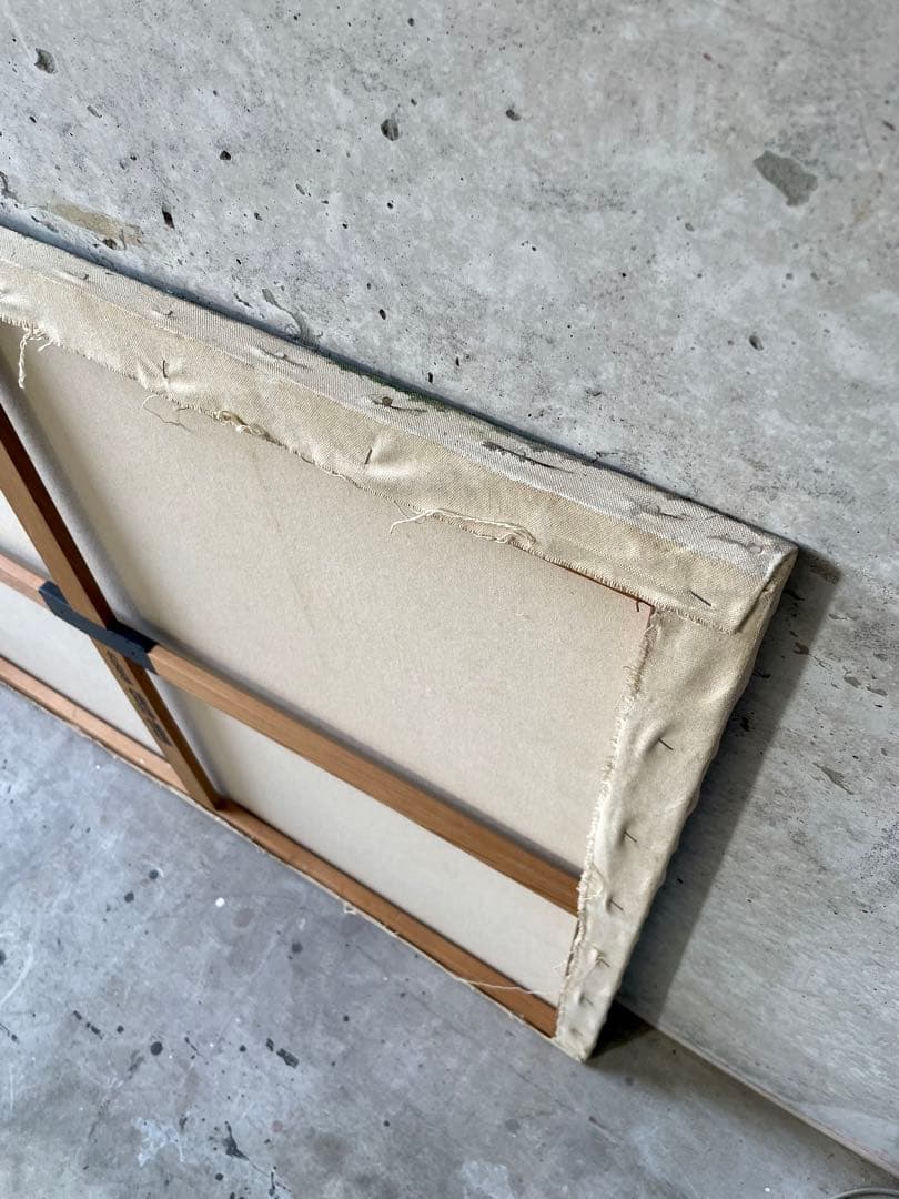 直接引取り限定6980円　91cm 117cm油絵　特大作品