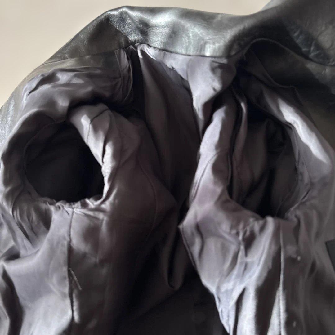 ベルS /N シングルライダースM 黒　ゴールド金具　Wジップ