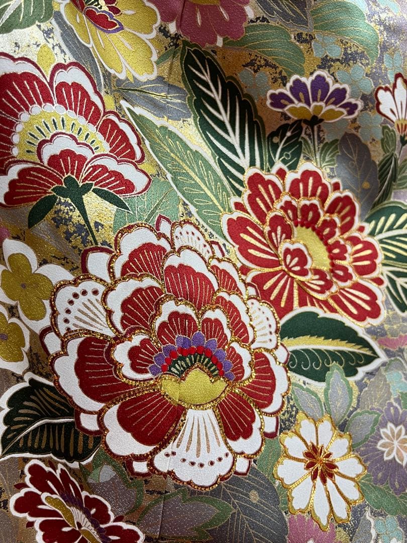 中古★振袖★仕立て上がり　NO.B11 ピンク色　成人式　結婚式