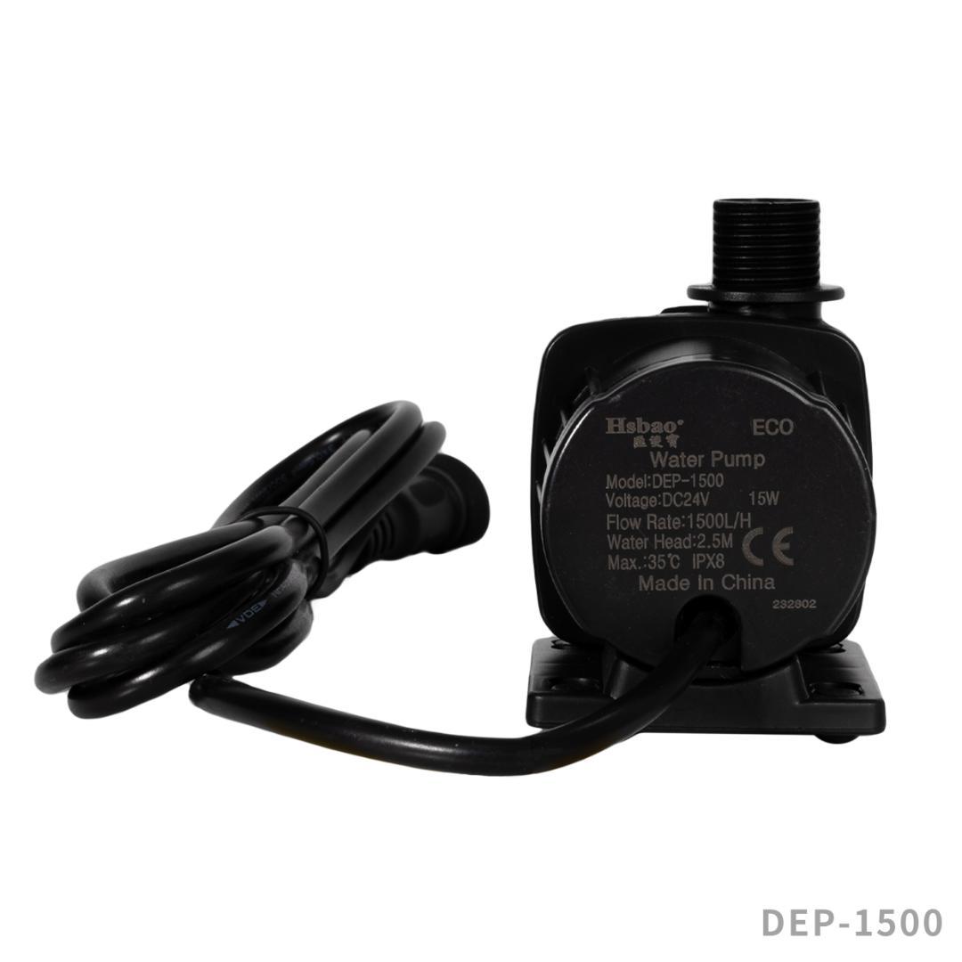 １ヶ月保証：HSBAO社製 DEP-1200 1500L/H　DC水中ポンプ