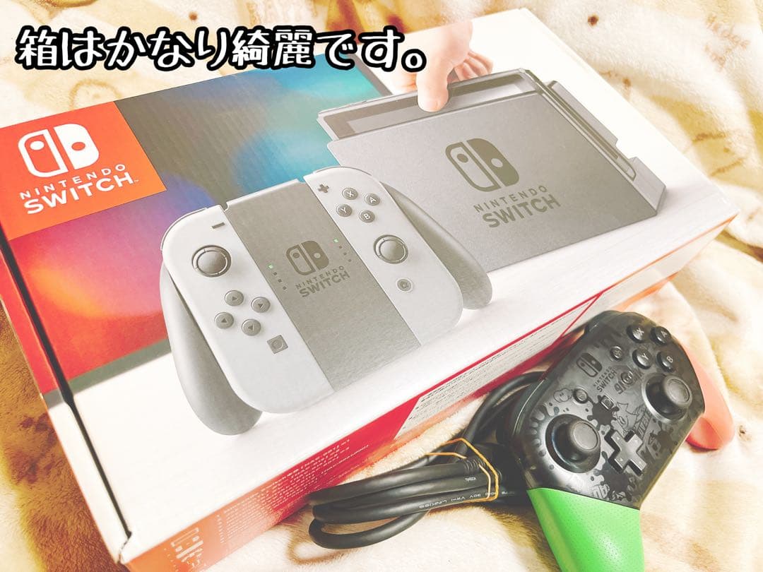 ジャンク品＆欠品あり★Switch本体＆プロコンセット