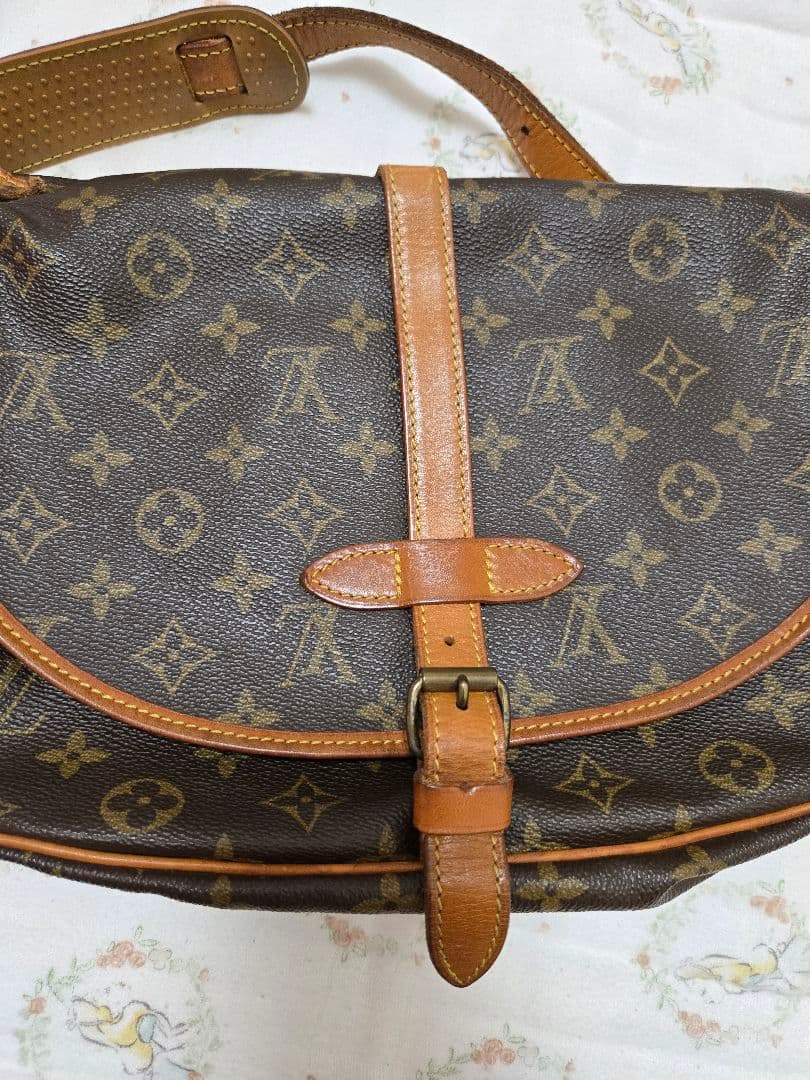 レ*ー様 Louis Vuitton モノグラム ショルダーバッグ ソミュール