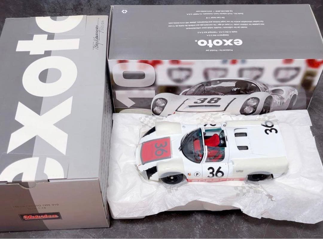 エグゾト 1/18 ポルシェ 910 セブリング ウィナー #36ミニカー