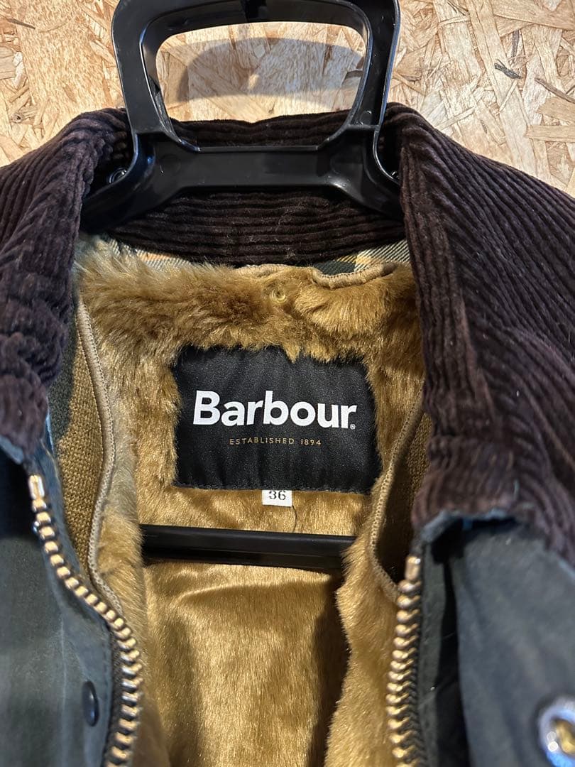 【すけさん様】ビームスF Barbourワックスコットン ジャケット/オリーブ