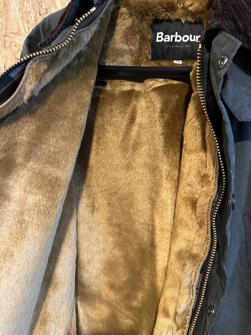 【すけさん様】ビームスF Barbourワックスコットン ジャケット/オリーブ