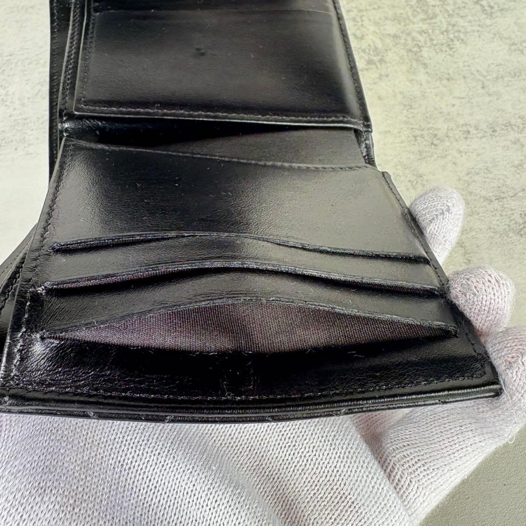 CHANEL シャネル　マトラッセ　ラムスキン　三つ折り　財布　ケース