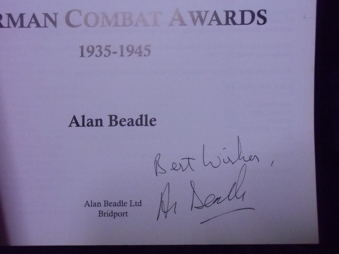 ドイツ軍＊戦功章専門書＊German Combat Awards （実物）