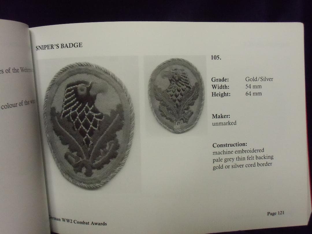 ドイツ軍＊戦功章専門書＊German Combat Awards （実物）