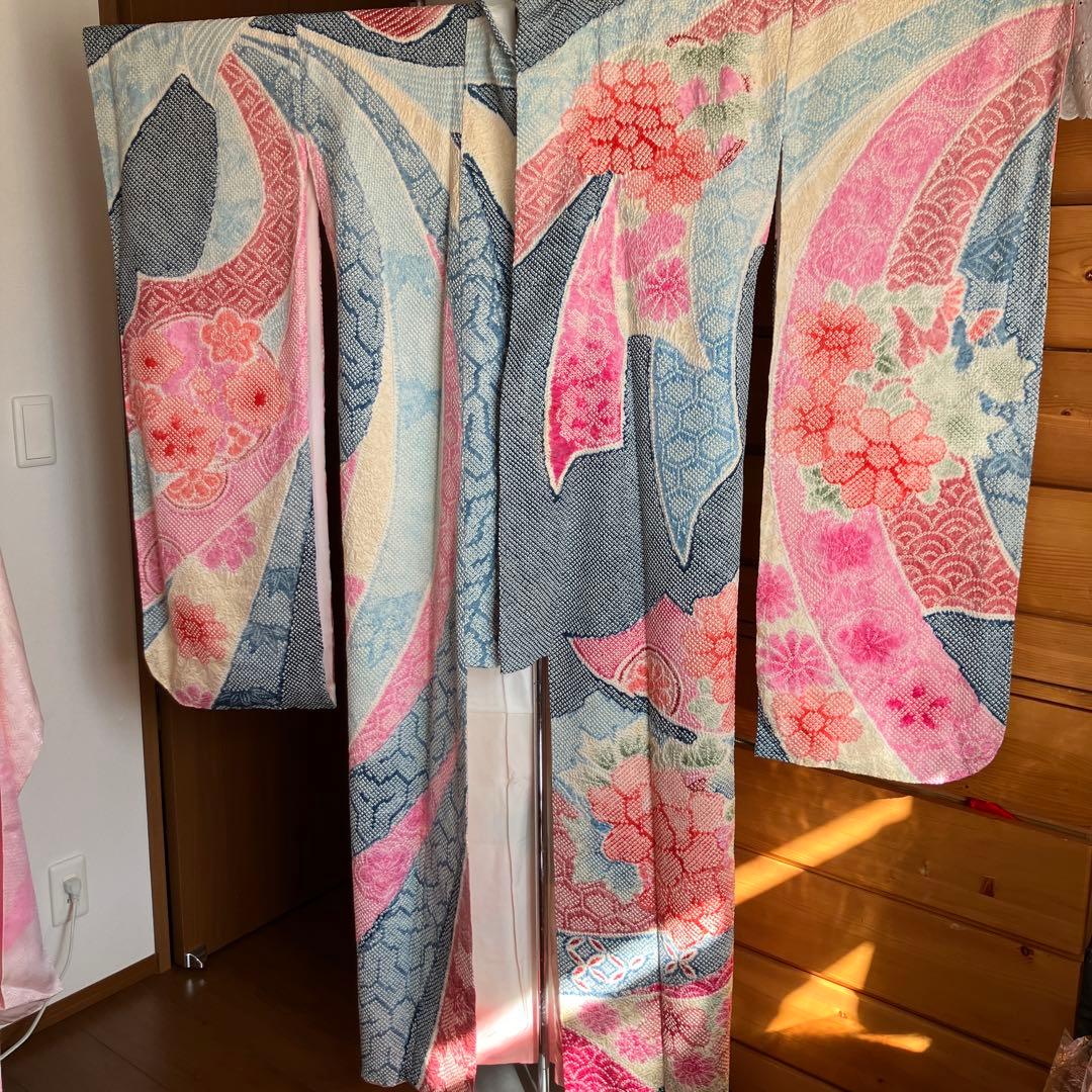 らら様 正絹　総絞り振袖