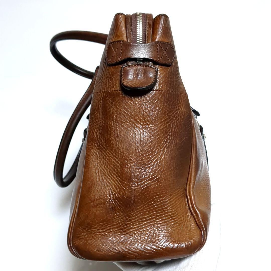✨万双✨双鞣和地 トートバッグ ブラウン レザー 肩がけ
