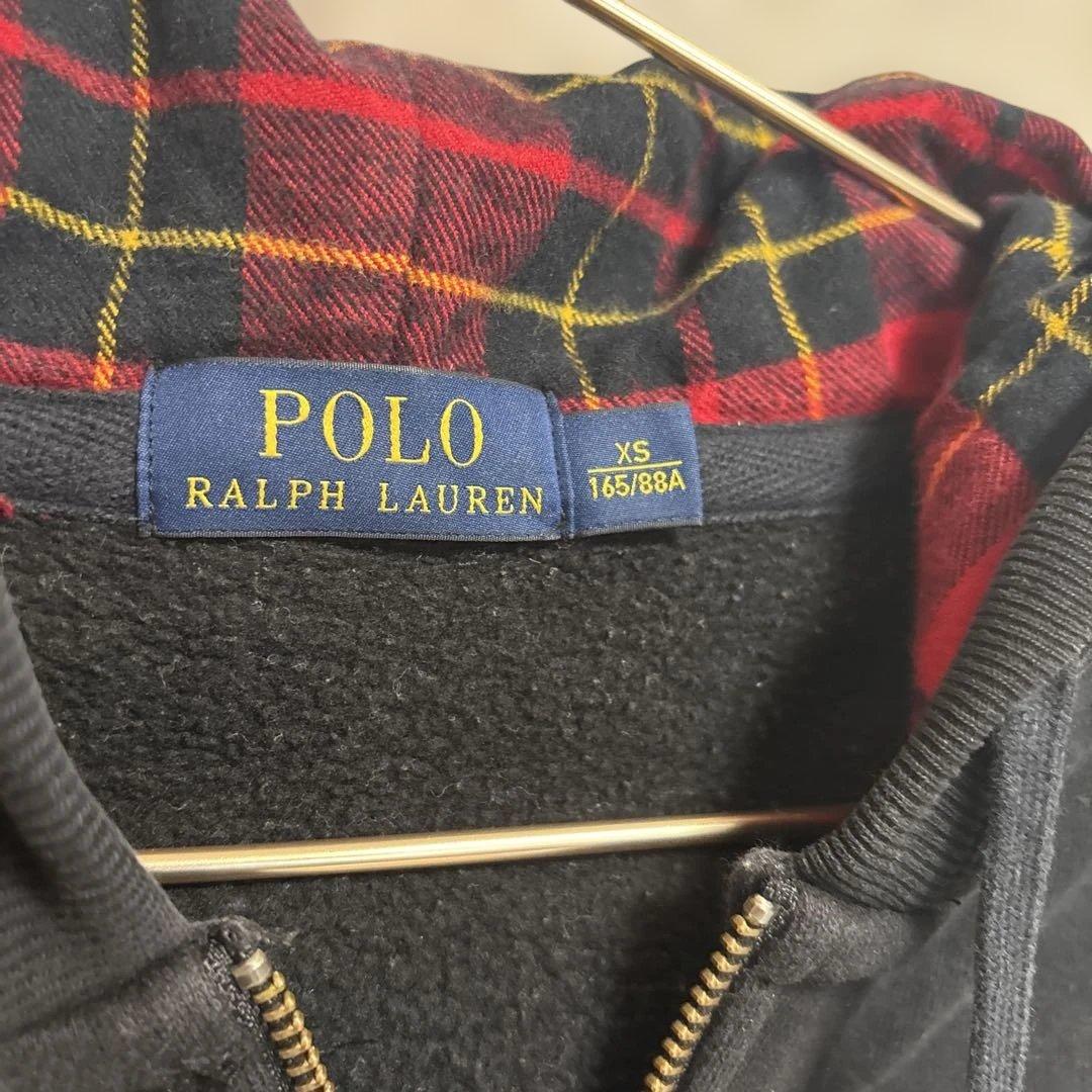 Polo Ralph Lauren フルジップパーカー XS 黒