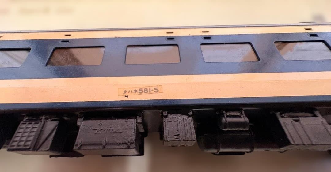 Y【中古・長期保管品】KATSUMI 鉄道模型 6本セット 581系 改造模型S