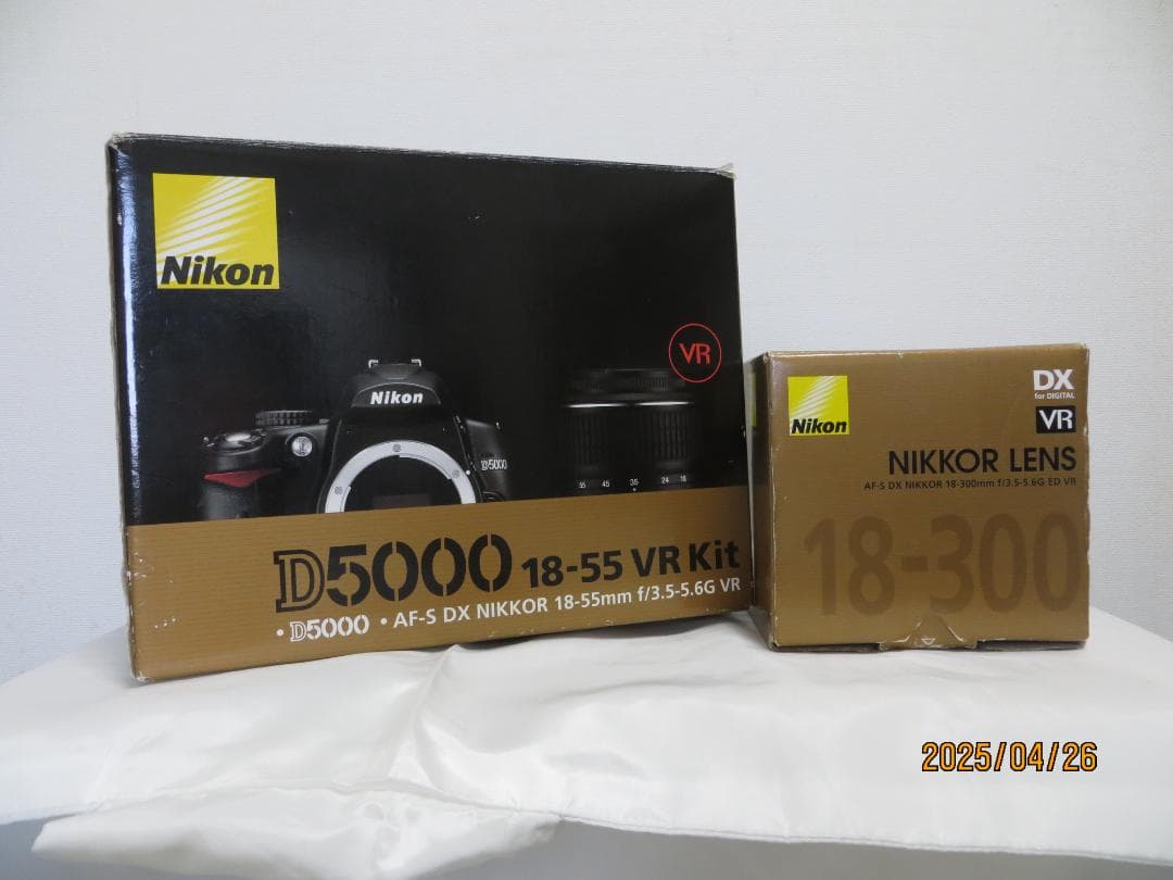 Nikon デジタル一眼レフカメラ D5000 18～300mmレンズセット