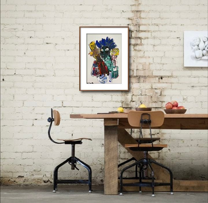 絵描きhiro C「ヘンなギター」