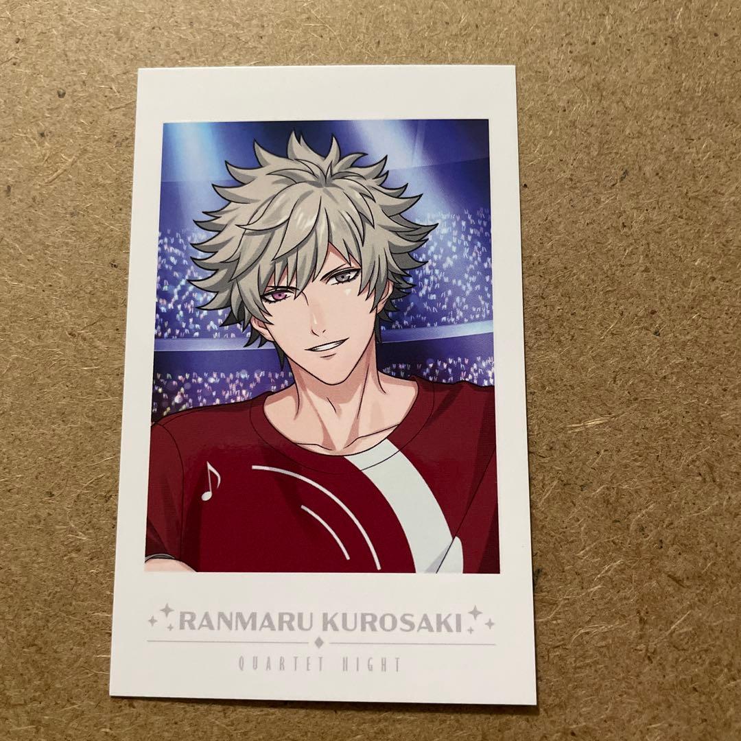 ワンダーランド　うたプリ　ライエモ　インスタントフォト風カード　チェキ　蘭丸