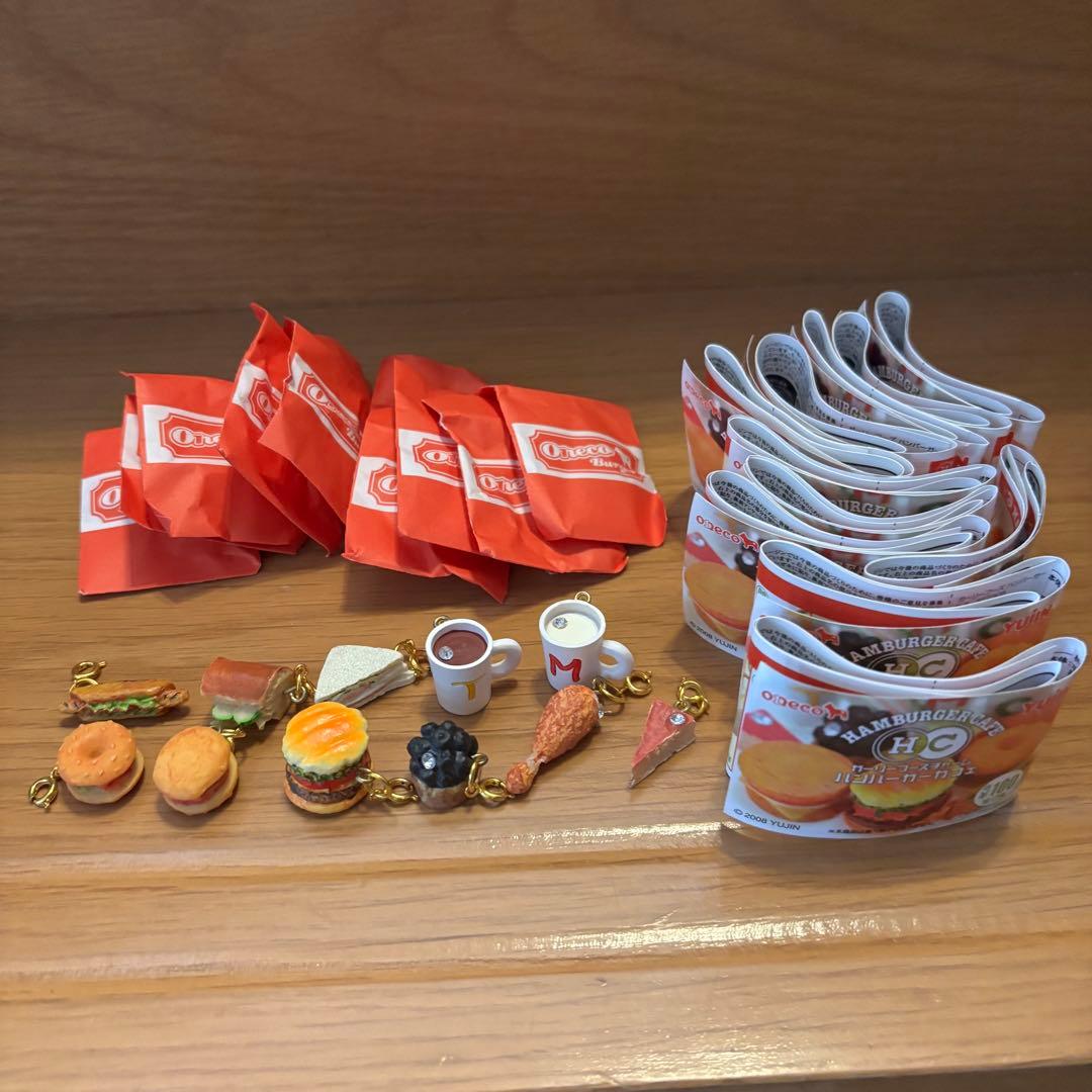 ガーリーフーズチャームハンバーガーカフェ11種