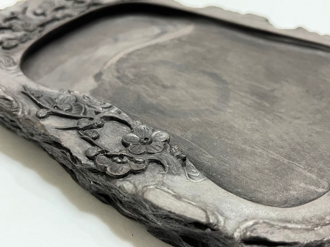 端渓硯　联庆　古硯　梅　骨董品　ヴィンテージ