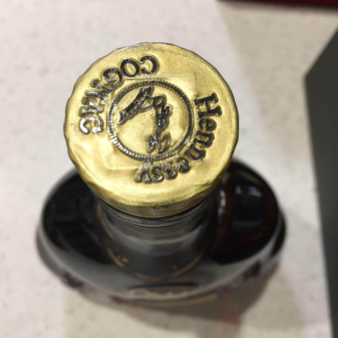 古酒 コニャック、ヘネシーブランデーXO、赤ベルベット箱