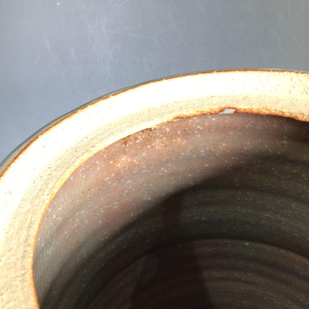 Ｎ９９５　水指　『萩焼』『天龍窯　服部要萩造』『一重口水指』　共箱　茶道具