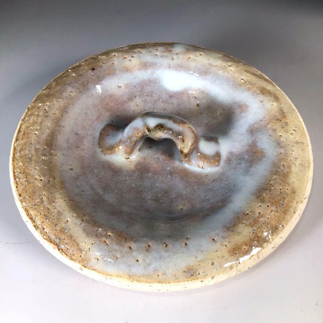 Ｎ９９５　水指　『萩焼』『天龍窯　服部要萩造』『一重口水指』　共箱　茶道具