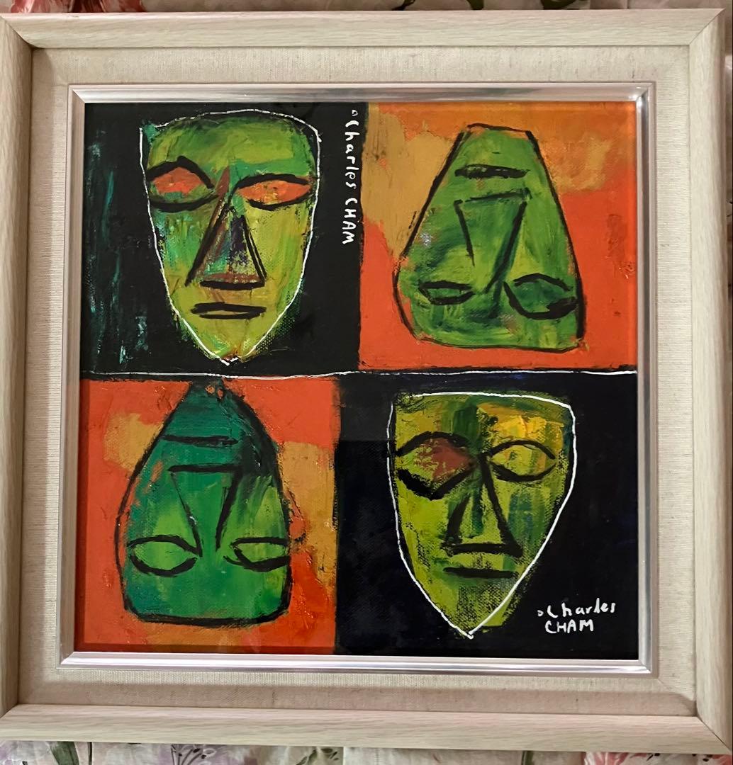 チャールズチャム作品　油彩画