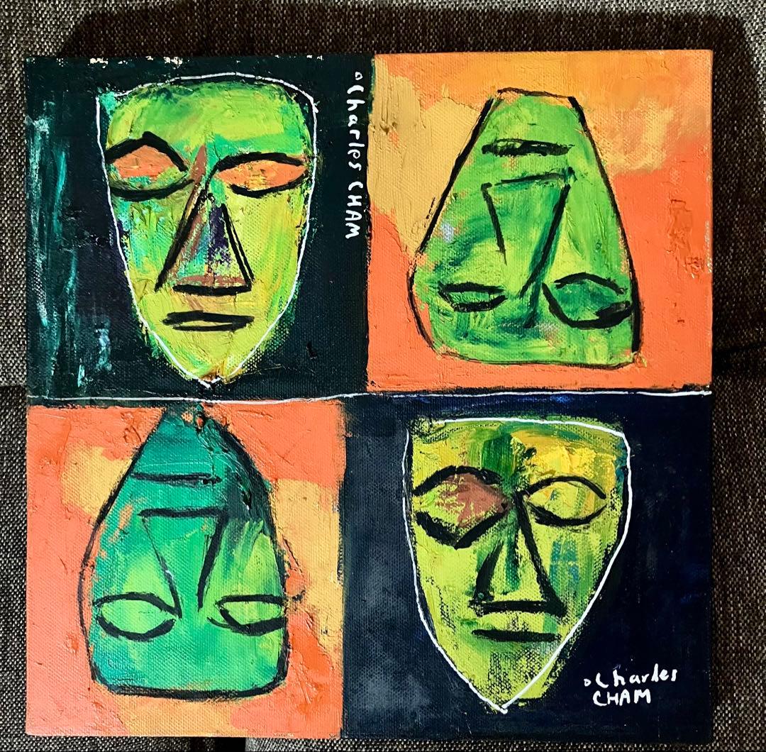 チャールズチャム作品　油彩画