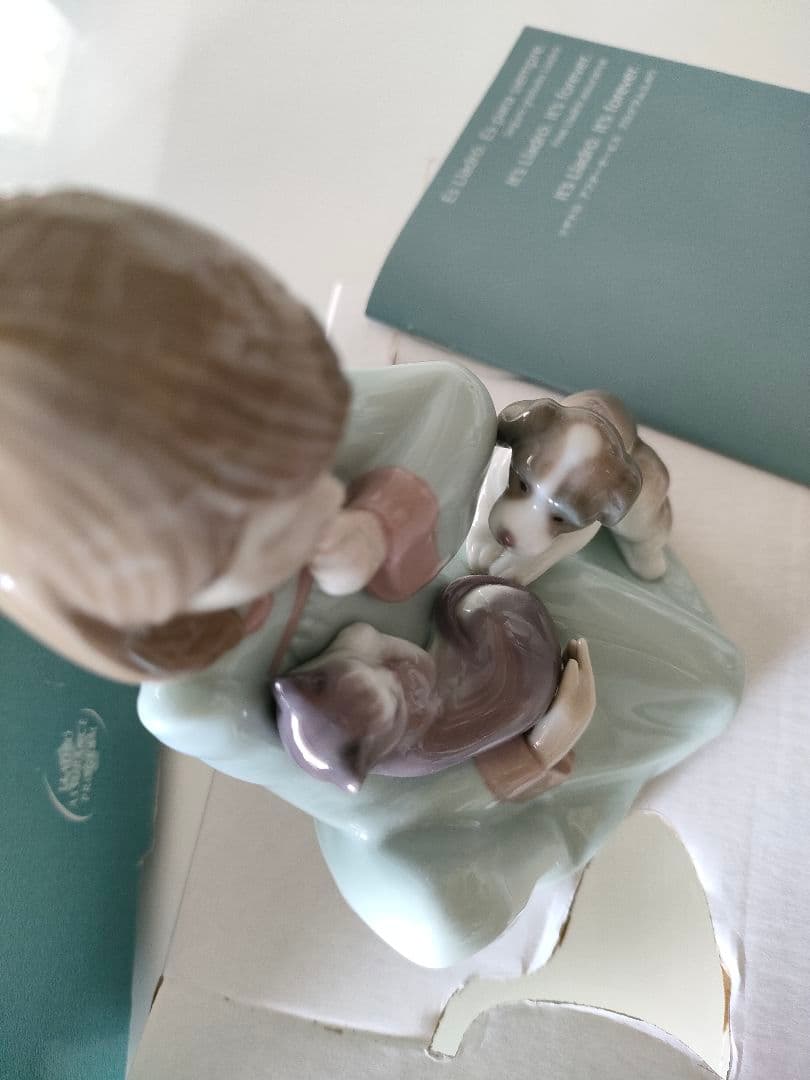 【美品】LLADRO　起こしちゃだめよ #5640