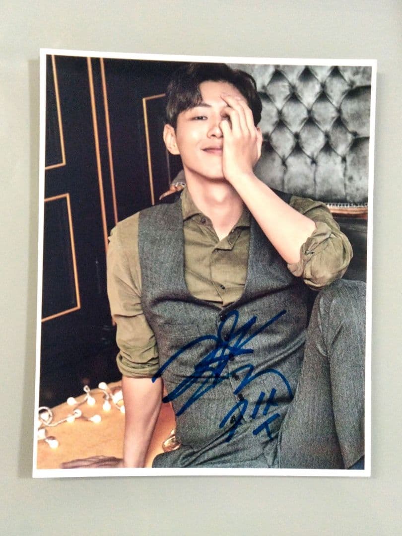 ジス直筆サイン入り超 特大写真…Ji Soo…花ざかりの君たちへ